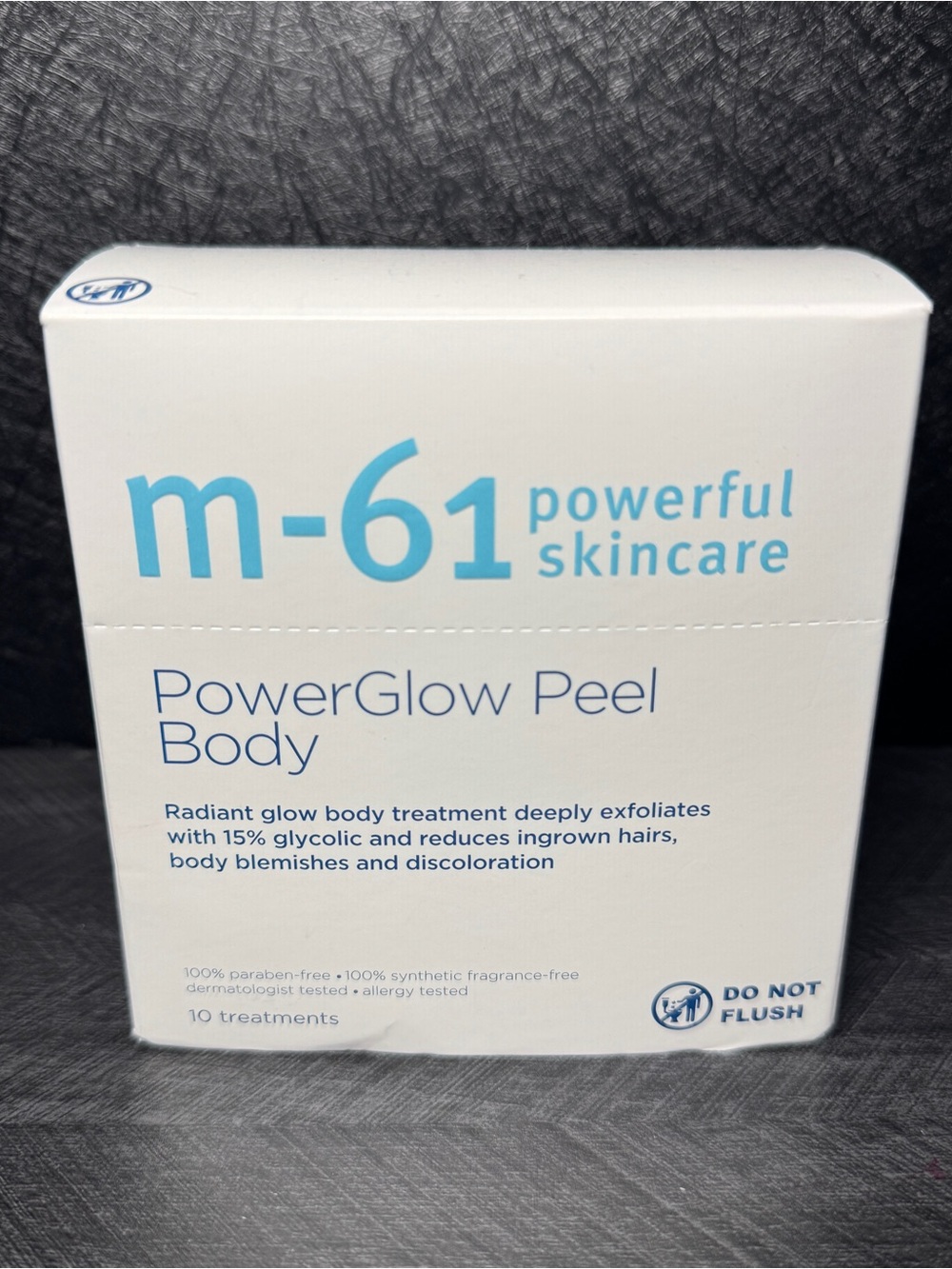 M-61 Powerful Skincare PowerGlow Peel Body 10 Treatments Deeply Exfoliate